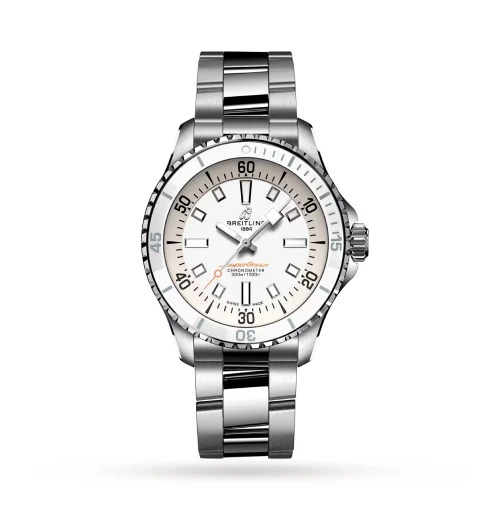 Breitling Superocean Automatic 36 Stainless Steel White Dial Watch